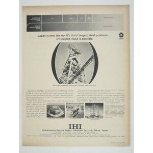 IHI Strengthens Japans Steel Industry Progress Worlds Largest Blast Furnace Ad 1